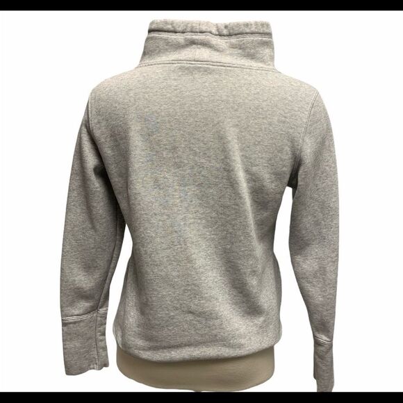 PUMA gray high neck drawstring hoodie size Medium - Picture 6 of 9